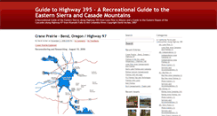 Desktop Screenshot of guidetohighway395.com